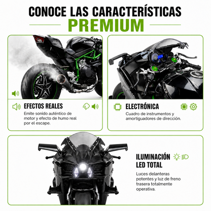 Kawasaki Ninja H2R Premium a Escala 1:9 — ReplicaBikes™