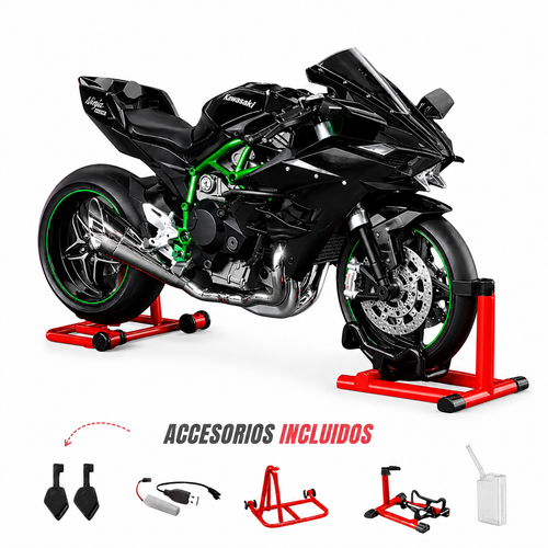 Kawasaki Ninja H2R Premium a Escala 1:9 — ReplicaBikes™